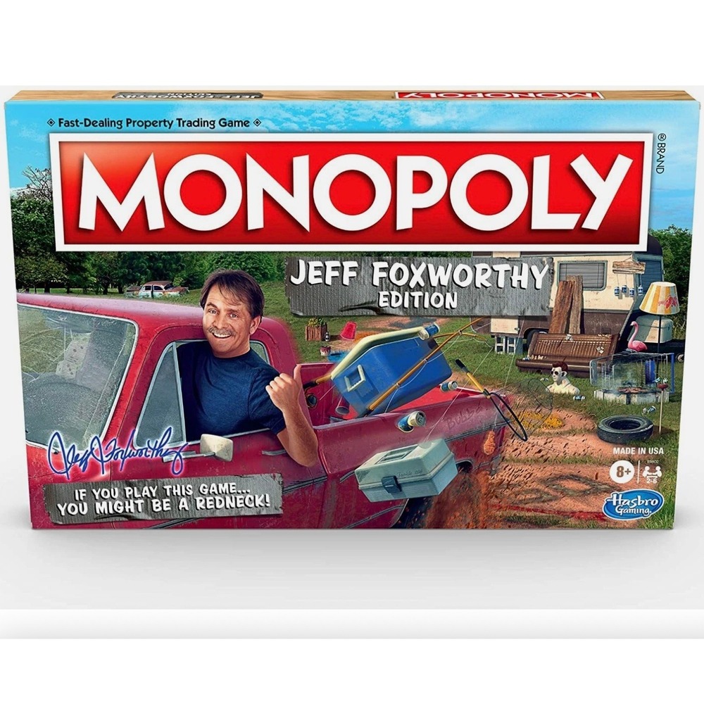 NEW Sealed Monopoly Jeff‎ Foxworthy Edition Board Game Featuring Redneck Humor